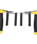 Lightweight Portable Board Lifter Tool With Comfort Grip Handle For No Sweat Hauling Of Drywall Gypsum Sheets Tile And Glass Panels On Busy Renovation Sites, featuring ergonomic grips.