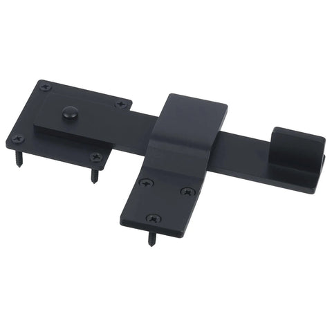 Six Inch Heavy Duty Barn Door Flip Latch With 360 Degree Rotatable Gate Lock For Wooden Fence Shed Farm Gate And Sliding Doors Matte Black