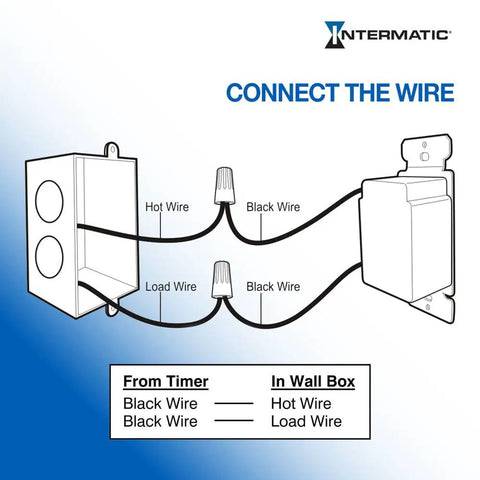 Diagram for wiring 60-Minute Spring Wound Timer For Lights And Appliances White Energy Saving Control with wire labels.