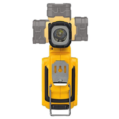 20V Max LED Work Light Rechargeable Magnetic Clip On Freestanding Light With 360 Degree Pivot Head Hands Free Utility Light