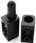 Inline Lift-Off Hinge Detachable Release Hinge One-Piece Zinc Die-Casting Black Powder Coated Finish M2.5x10 front view