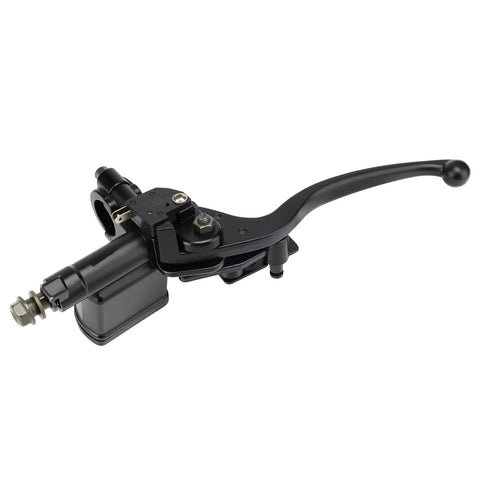 Right 7/8 Inch Hydraulic Brake Master Cylinder Lever Pump for GY6 50cc 250cc Scooters ATVs in black finish