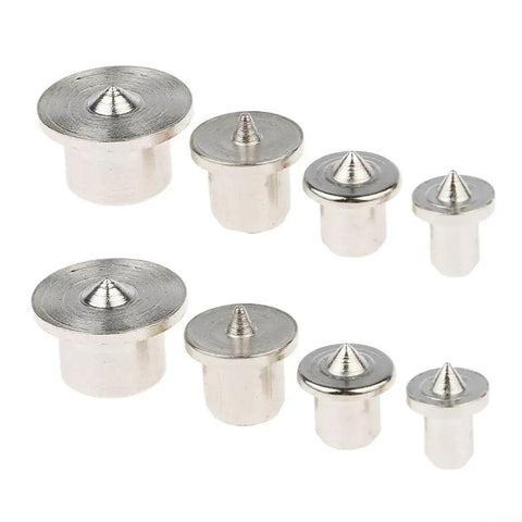 Pro Woodworking Dowel Center Pin Set, 8-Piece, Hollow Chrome Pins In 6mm, 8mm, 10mm, 12mm, With External Markings For Accurate Tenon