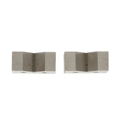 Pro Grade Cast Iron V Block Set Two By One And One Quarter By Three Quarters Inches Paired For Milling Inspection And Layout Built For Heavy Duty Precision Work, paired blocks