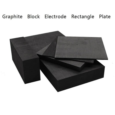 Pro Grade Graphite Electrode Plate With Seamless Self Lubricating Finish for Electrolysis, Durable Graphite Block 20x150x300mm