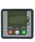 Digital Control Panel For Generator Sets Under 300kVA APM303 Series SDMO Controller, Real Time Monitoring, No Fuss Setup, Beefy Rugged Industrial Grade Build, Reliable Power Management For Dependable Performance. Front view with LCD, start stop buttons