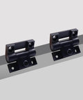 Adjustable Torque Position Control Door Hinges 2 Pack Plastic Black 43mm x 36mm with 4 Countersunk Holes E6-10-301-20 Series