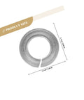 One Hundred Pcs 1/4 Inch Stainless Steel Spring Lock Washers Set For Industrial Fastening And Anti Loosening Applications With 304 Stainless Steel Split Repair Washers Kit Heavy-Duty Jobsite Ready. 1/4 in 304 stainless steel split lock washer, 1.1 cm