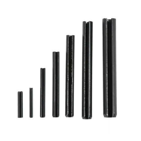 120 Piece Roll Pin Set Kit For Quick No Fuss Fastening Elastic Cylindrical Cotter Pins Hollow Positioning Pins Slotted Spring