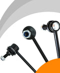 Front Sway Stabilizer Bar End Link Kit Set Of 2 For Hyundai Accent Elantra Forte And More Heavy Duty Bolt On Replacement Links To Beef Up Handling Steering Response And Ride Quality Fits 2012 To 2018 Accent 2011 To 2016 Elantra 2014 To 2018 Forte black front sway bar end links set of 2