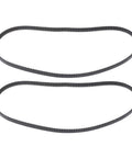 Durable 175 Teeth 525mm Bread Machine Transmission Belt for Bread Makers Part, two belts shown