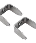 Two metal brackets of 2 Pack Ice Auger Drive Bar WP63052-2 Replacement For Whirlpool Maytag Kenmore Ice Dispenser Yoke
