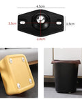 Heavy Duty Self Adhesive Furniture Casters With Stainless Steel Swivel Rollers and 360 Degree Glide Wheels attached to storage bins.