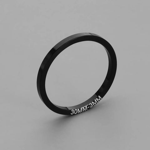 3mm aluminum spacer from 12 Piece 30Mm Bike Bottom Bracket Washer Set With Stainless Steel Shims And Aluminum Spacers For BB86 BB91 BB92 BB30 PF30