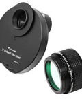 F/6.3 Reducer Corrector for C Series Telescopes Bundle with 2 Inch Five-Position Filter Wheel, aluminum housing visible