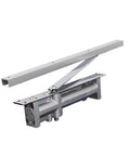 Slick Hidden Buffer Hydraulic Hinge Heavy Duty Thickened Automatic Door Closer For Hotels And Homes with aluminum alloy design.