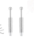 Stainless steel Piercing Taper Ball Grabber Tool for 14G to 20G insertion pin and flat back earring applicator