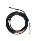 Small Diameter Proximity Switch Sensor With Pre-Wired 2M Cable, Weather-Resistant Housing, Silver Alloy Contacts, Built Tough Durability For Dusty Environments And Wide Temperature Ranges, Reduces Maintenance coiled with exposed wire ends