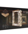Mechanical Wooden Puzzle Model Game Master’s Screen Construction Set Self Assembly No Glue Needed 160 Parts Grab-And-Build Desk Toy For Builders And Tinkerers Great For STEM Projects, Classroom Demos, And Weekend Build Sessions. Boxed wooden game master screen set
