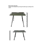 Aluminum Alloy Adjustable Foldable Table Legs With Nylon Connectors For Camping Tables height comparison