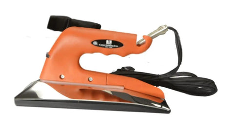 10 Inch 800 Watt Carpet Seaming Iron With Low Profile Comb Grooved Base Nonstick Coating Heat Shield ETL Listed For Fast Carpet Seams Four Heat Settings From 147F To 311F