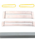 Guitar Fretboard Protector Kit With Sanding Stone And Leveling Beam Pro Grade Rubber Band Guard and Metal Fretboard Protectors