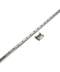 Tiny 12mm Mini Linear Rail With Four Point Ball Retainer And Built In Lubrication System Includes 450mm Rail For Precise Motion