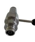 Nrr3060 Qc Panel Splitter Spindle With Quick Swap Tool Holder High Speed Drive For Precision Woodworking showing the spindle end with quick swap mount.