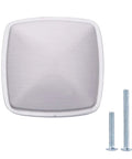 Square Cabinet Drawer Knobs One And A Quarter Inch Satin Nickel Finish Contractor Pack Of 150 with mounting screws