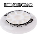Durable Inline Skate Wheels 90mm And 110mm 85A Durometer For Indoor Outdoor Use Grippy All Terrain Roller Hockey Smooth Roll