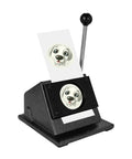 Heavy Duty 1 Inch Circle Punch Cutter Button Maker For Paper Craft And Diy Projects, showing all metal construction and ergonomic handle