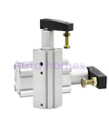 Slick Double Acting Pneumatic Air Cylinder With A Killer Rotary Setup And Tight Tolerance 12Mm Bore for industrial automation tasks.