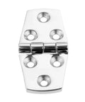 316 Stainless Steel Boat Flush Door Hinges 3 Inch 38x76mm Compartment Hinges in Silver