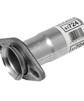 Universal Exhaust Pipe 2.5 Inch Inlet To 2 Inch Outlet For Cars Trucks And SUVs, durable steel tubing, barcode visible