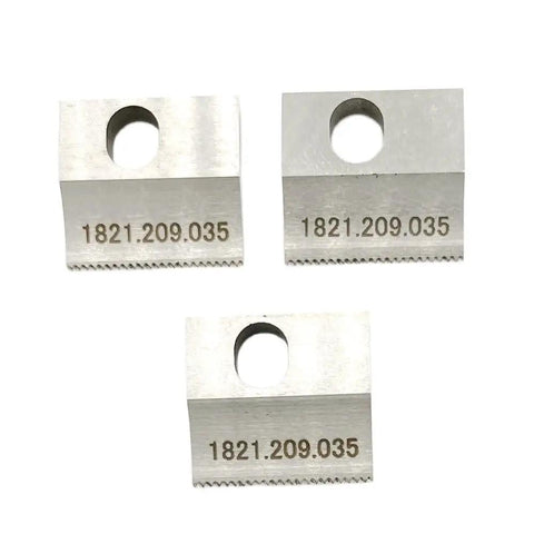 Replacement Cutting Knife Blade for OR-T130 and ORT260 Battery Powered Plastic Strapping Tool, OEM Wear Part 1821.209.035 with Flanged Bushing, Built Tough, Easy Install, High Precision Cutter