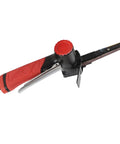 Jauarta 1/4 Inch Pneumatic Air Belt Sander High Speed 20K RPM Handheld Grinding Machine with red rubber grip for polishing
