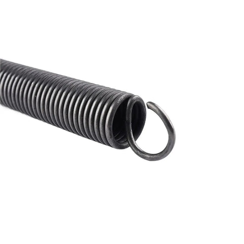 Heavy Duty Tension Springs With Open Hooks Made From Strong Spring Steel 65Mn close-up view showing the hook and coiling details.