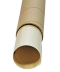 39-Inch By 5 Yard Non-Adhesive PTFE Fabric Sheet Roll With 5 Mil Thickness, rolled view, beige, for sublimation printing and heat crafts.