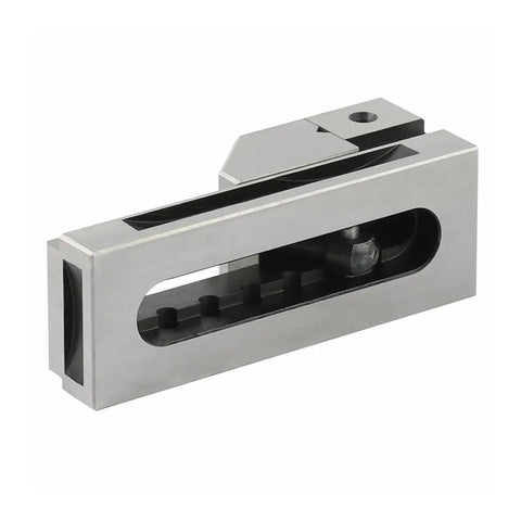 2 Inch Precision Vise With Quick Adjust Jaw Width For CNC Milling And Surface Grinding HRC58-62 Hardened Workholding Fixture On Table A True Boss Level EDM Clamp For Serious Machinists And Hardware Shops, side view