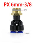Get This Insane M5 To 1/2 Inch Y Shape Pneumatic Push In Fitting Connector Kit Featuring 20 Pieces Of Reliable Brass And Plastic Adapters For Smooth Air Distribution In Automation Systems And Tool Connections Without Any Leaks Today. 6mm to 3/8 brass and plastic Y pneumatic connector