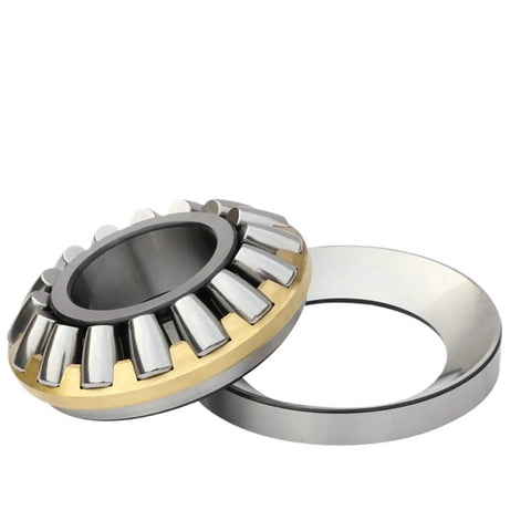 Heavy Duty Spherical Thrust Roller Bearing 29415M 29415E featuring steel rollers and brass cage for industrial machinery.