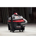 6 Gallon Wet Dry Shop Vacuum With Casters 4.25 Peak HP Motor in garage