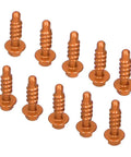 KTM 10 Pack Anodized Aluminum Self Tapping Screws Direct Replacement For KTM 125 150 200 250 EXC XC SXF EXCF XCF 1997 2020 Orange Finish