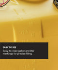 Easy-to-read gallon markers on the 25 Gallon Platinum Spot Sprayer With Prime Pump, ensuring accurate filling for heavy duty use.