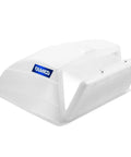White RV Roof Vent Cover 10 Pack For Air Flow And Light In All Weather, aerodynamic design, made of UV-stabilized resin