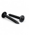 90 Pack Bulk Value Black Heavy Duty Truss Head Self Tapping Screws Size 8x1-1/4 Inch for Furniture Woodworking Appliances and Metal Fastening