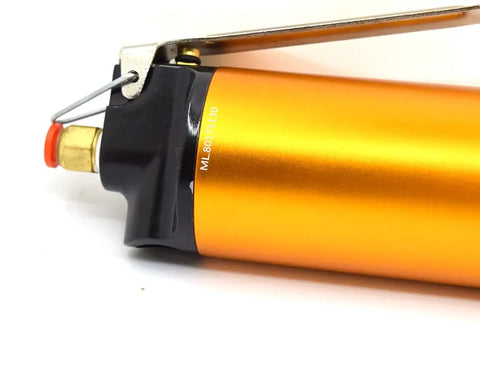 Close-up of Beastly Pneumatic Wire Cutter Nipper body showing metal housing and connecting components.
