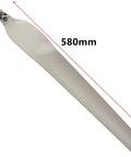 580mm Fiberglass Replacement Wind Turbine Blade for Small Turbines, Sturdy and Lightweight, Stable White FRP Blade for Outdoor Use