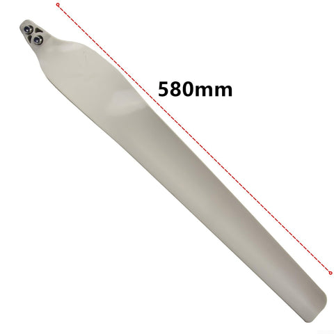 580mm Fiberglass Replacement Wind Turbine Blade for Small Turbines, Sturdy and Lightweight, Stable White FRP Blade for Outdoor Use