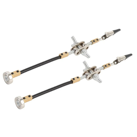 Super Handy Helping Hands Clamp Kit With Flexible Alloy Steel Arms And Rock Strong Magnetic Base for precise soldering tools.